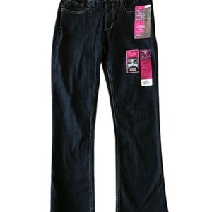 Slim net mid rise boot cut riders by Lee 8P